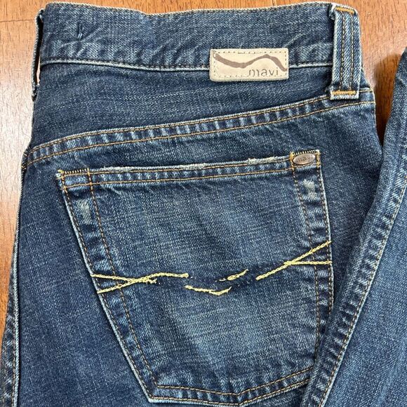 Mavi Jeans Men's Size 31x32 Distressed Blue Denim - Picture 2 of 16